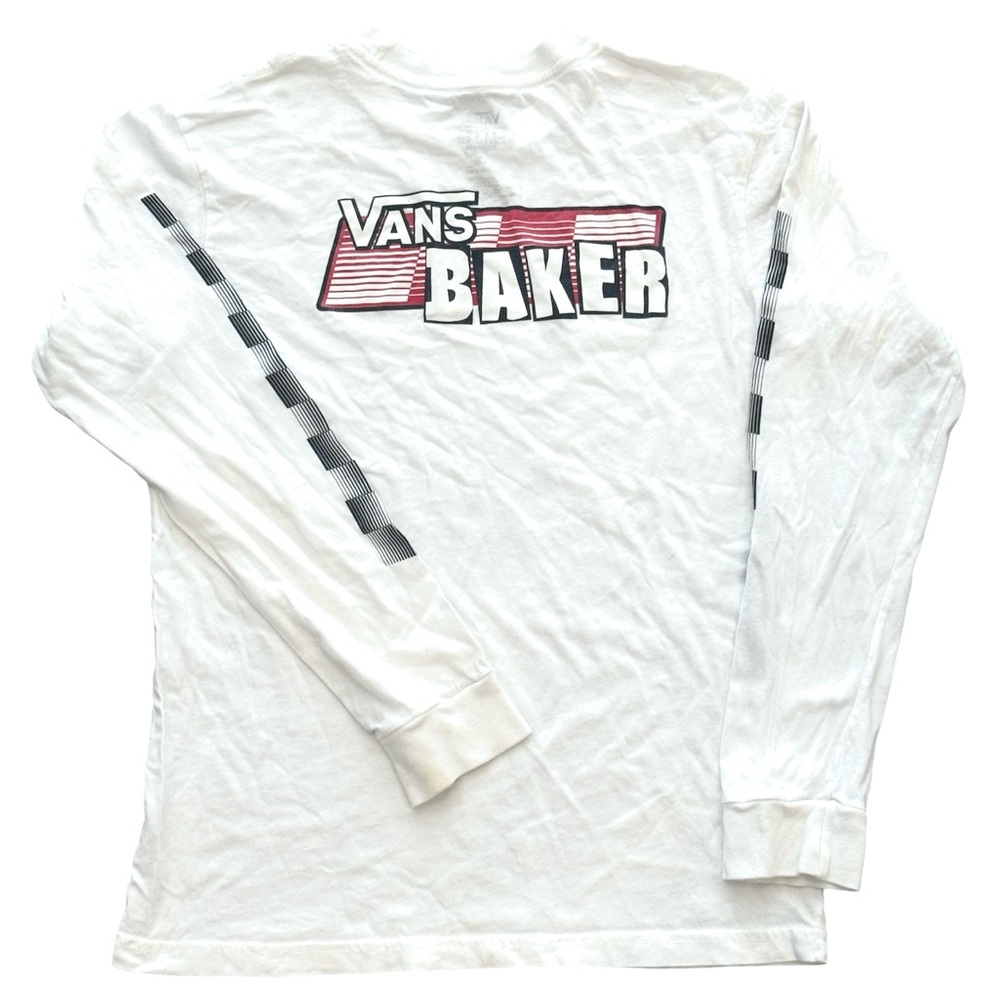 NOYS VANS X BAKER SPEED CHECK LONG SLEEVE T-SHIRT - Youth S - Picture 4 of 5